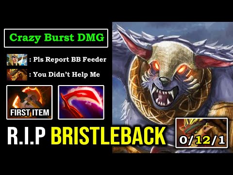 NEW 7.26C FURY URSA Break Bristleback into Pieces | IMBA Burst Deleted in 2s Crazy DMG DotA 2