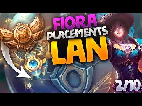 FIORA TOP | JUGANDO CONTRA UN FAN |  BRONCE TO CHALLENGER EN LAN #2