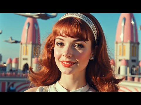 Retro Beauty: Timeless Jazz in a Futuristic 1950s