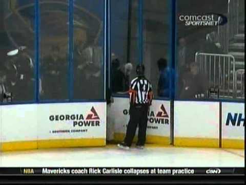 Ondrej Pavelec Collapses [Full Incident] {Part 2}