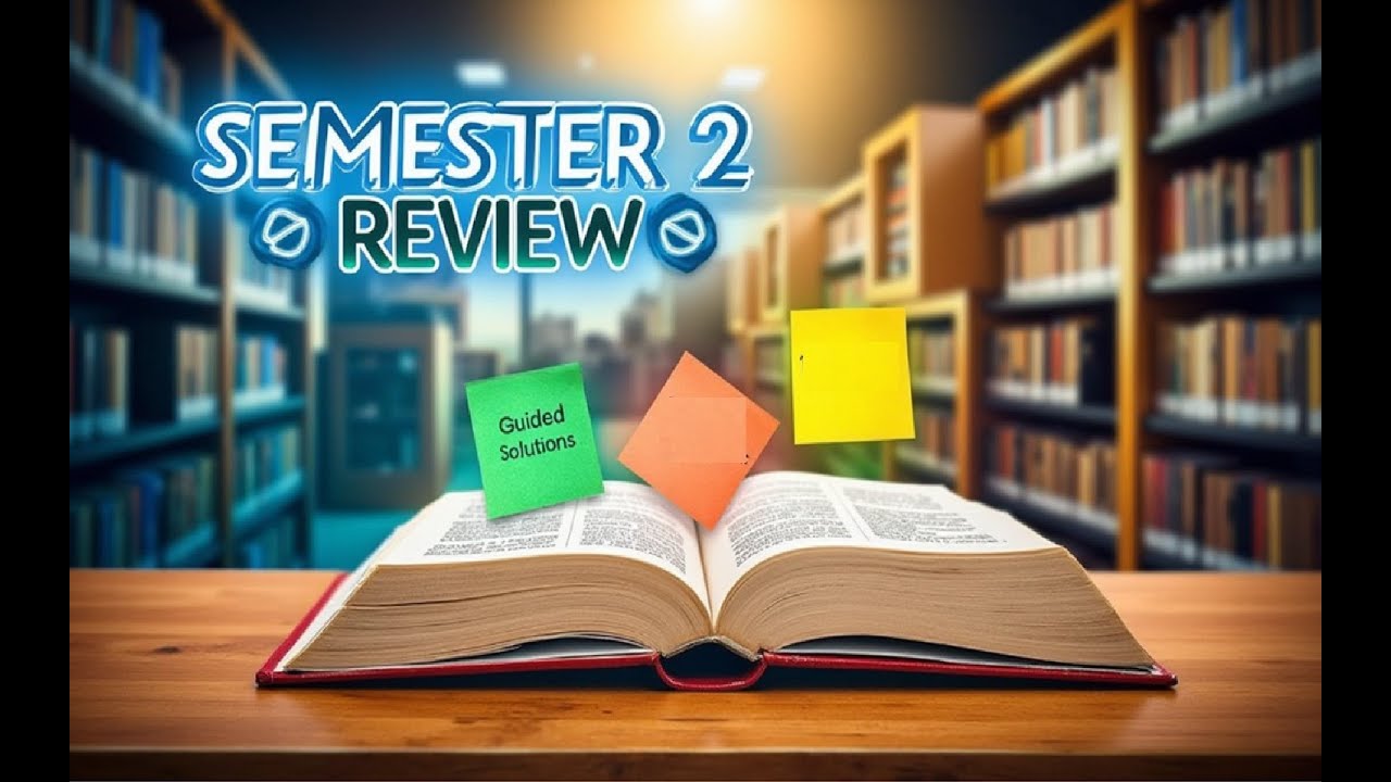 Guided Solutions for Semester 2 Review