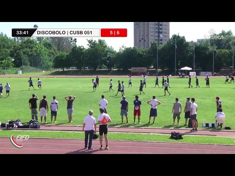 Série A 2017 - Discobolo vs CUSB 051 - Open - Ultimate frisbee