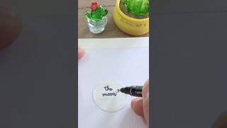 Fly Me To The Moon with Purple #piclove #art #moon #drawing #oilpastel #shorts