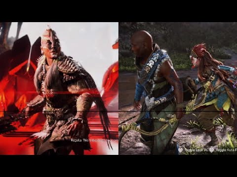 Horizon Forbidden West Regalla Dies in Combat and Sylens Eulogizes Her Lance Reddick Dialogue