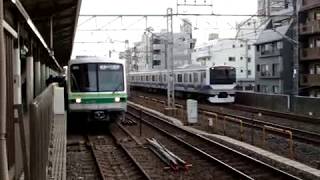 千代田線色05系＆常磐線快速