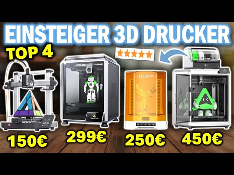 Die besten EINSTEIGER 3D DRUCKER 2026 | Top 4 3D Drucker für Anfänger