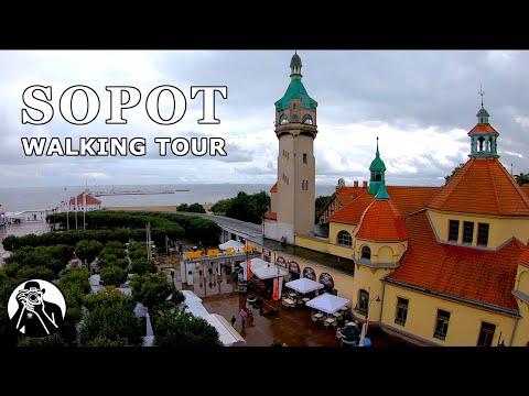 Sopot - a rainy walk around the city and the entrance to the observation tower