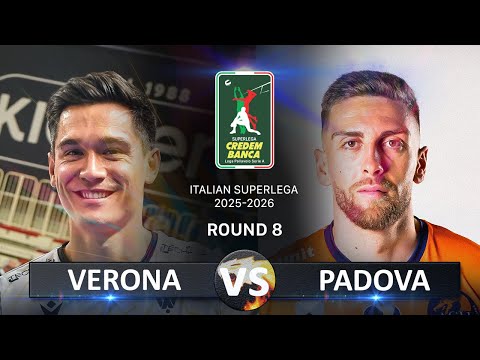 Verona vs Padova | Italian Volleyball SuperLega 2025/2026