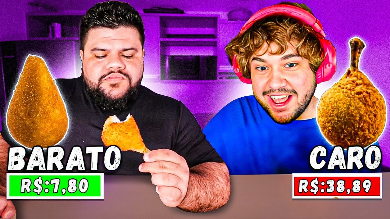 Coxinha CARA VS Coxinha BARATA - React Thiago Quatroque