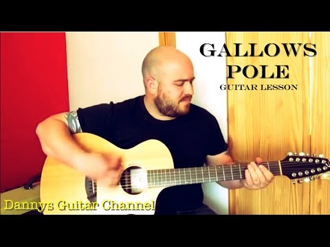 Gallows Pole - Led Zeppelin version - Guitar Lesson - Breedlove Atlas 12 string guitar
