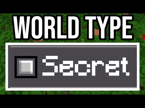 Secretly REMOVED Minecraft World Type! - MCPE / Bedrock