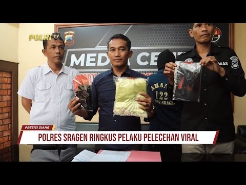POLRES SRAGEN RINGKUS PELAKU PELECEHAN PENYANYI