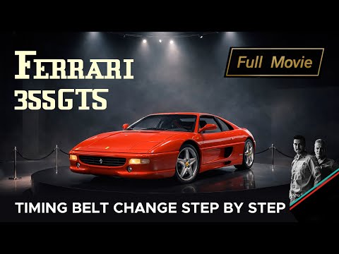 Ferrari 355 GTS - Timing Belt Change Step by Step - Full Movie