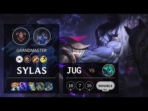 Sylas Jungle vs Hecarim - KR Grandmaster Patch 10.25b