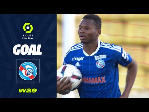 Goal Habib DIALLO (90' +2 - RCSA) AS MONACO - RC STRASBOURG ALSACE (4-3) 22/23