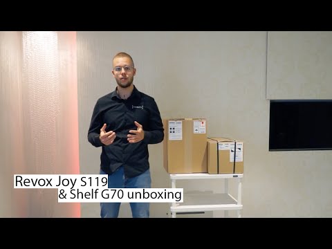 Revox HiFi Kompakt Anlage Joy S119 Netzwerk Receiver & Shelf G70 Lautsprecher - Unboxing