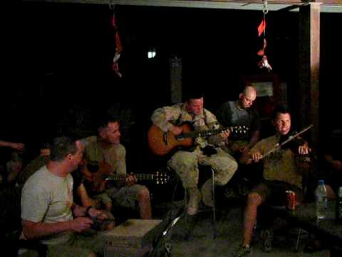 George Canyon jams with troops in Afghanistan, 'The Gambler'