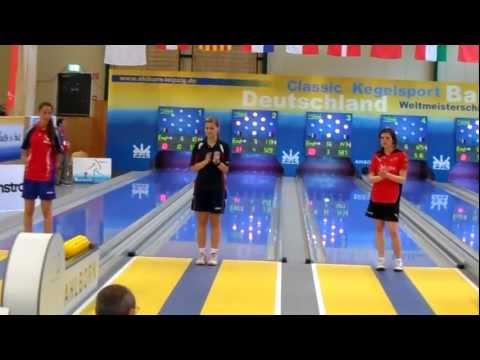 Kegeln Classic Weltcup U14 weiblich Verabschiedung der Finalistinnen, 21.05.2012