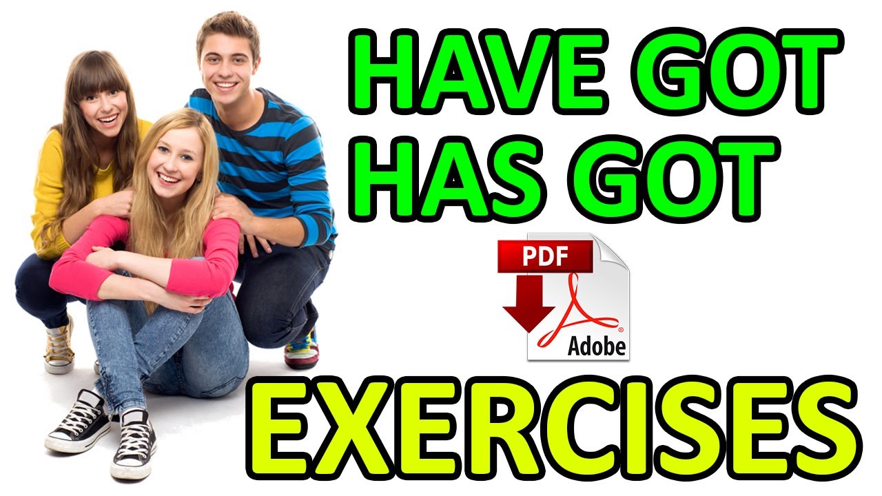 Have Got - Has Got - Exercises + PDF - Improve your grammar - Easy English Lesson