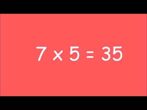 Table de multiplication de 7 + EXERCICES