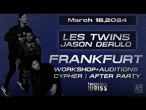 LES TWINS FRANKFURT WORKSHOP W/ JASON DERULO MARCH 18 2024