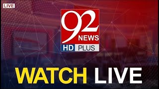 Download the video "92 NEWS LIVE | Pakistan News Live - Latest Headlines & Breaking News - Press Conferences & Speeches"