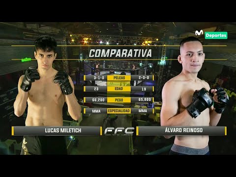FFC 53: LUCAS MILETICH VS ÁLVARO REINOSO | PRELIMINARES | FUSION FIGHTING CHAMPIONSHIP