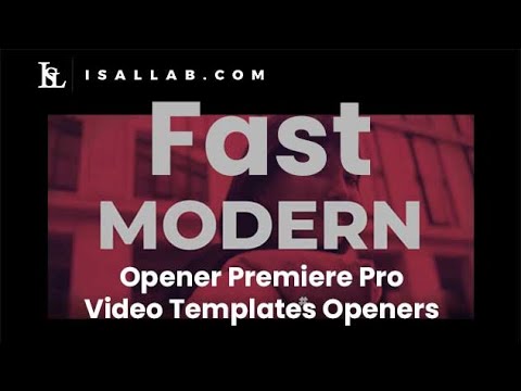 Fast Modern Opener Premiere Pro Video Templates Openers