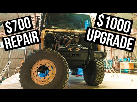Making our UNIMOG 4x4 TRUCK BULLETPROOF Before Crossing the Simpson Desert