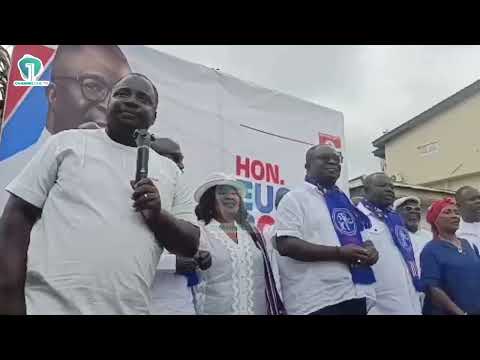 Sylvester Tetteh Arrives at NPP Headquarters to File General Secretary Nomination