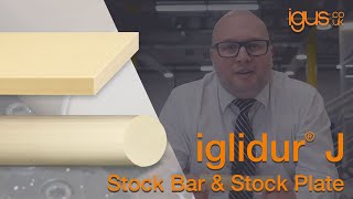 Stock bar & stock plate - iglidur J