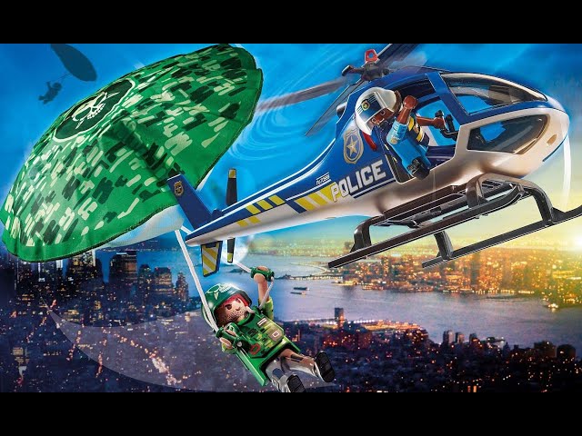 Vídeo relacionado con PLAYMOBIL City Action 70569 Helicóptero de la policía, persecución en paracaídas, para niños de 4 a 10 años