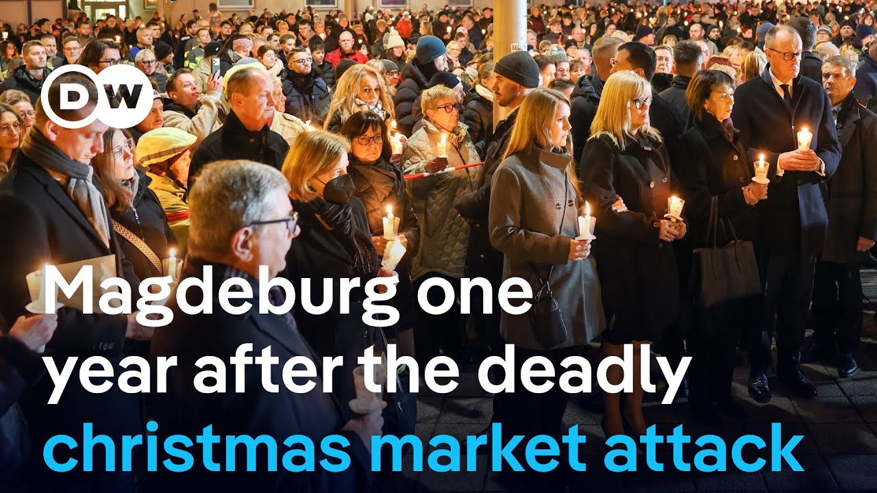 Germany's city of Magdeburg marks one-year anniversary of deadly Christmas Market attack | DW News