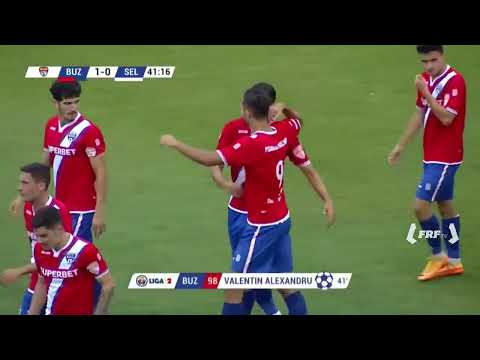 Valentin Alexandru a marcat golul victoriei pentru Gloria Buzău în fața lui CS Comunal Șelimbăr