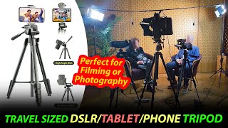 My Favorite Travel Tripod! Synsemac DSLR & Phone Camera Tripod for Filming, Photography Shoots