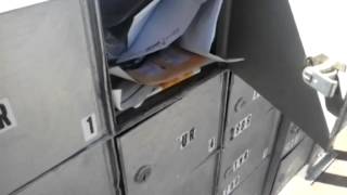 Breaking into a mailbox is easy!