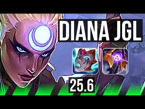 DIANA vs EVELYNN (JGL) | 6/3/12, Dominating | EUW Diamond | 25.6