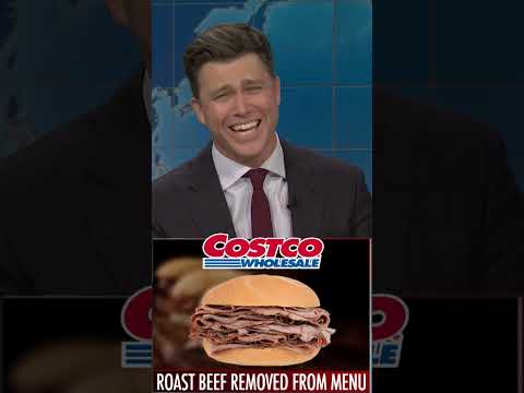 "Roast Beef Removed From Menu"😱🤣Colin Jost #comedy #funny #news