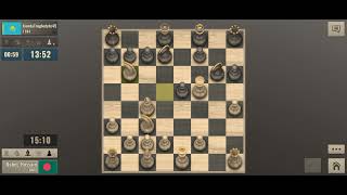 At the end of the match Jauntry Resigned & I won the game! 