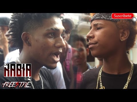 😂( LO ARRASTRO EN LA REVANCHA )😂 La Rabia 24 vs Cosobo el Cash - Freestyle en el parque colon