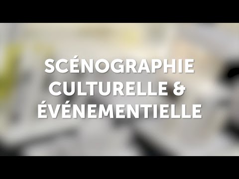 LA FORMATION SCÉNOGRAPHIE CULTURELLE ET ÉVÉNEMENTIELLE DE L’ÉCOLE BLEUE !