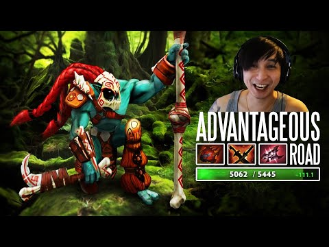 ON THE ADVANTAGEOUS ROAD WITH HUSKAR (SingSing Dota 2 Highlights #2384)