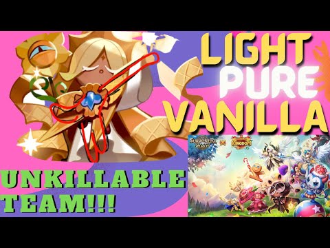 LIGHT PURE VANILLA COOKIE with UNKILLABLE Team!  - Summoners War