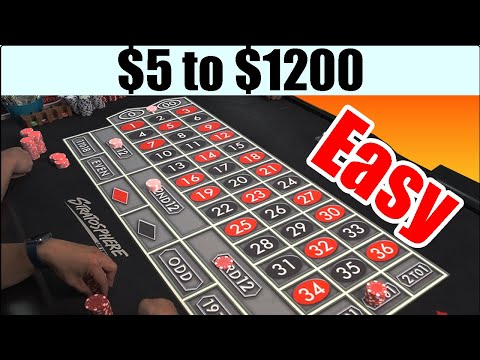 Start at $5 and win $1200 W/ This Roulette Strategy