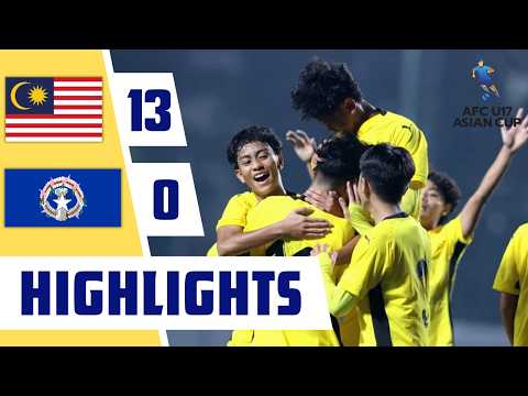 MALAYSIA U17 🇲🇾 13-0  🇲🇵 NORTHERN MARIANA ISLANDS U17