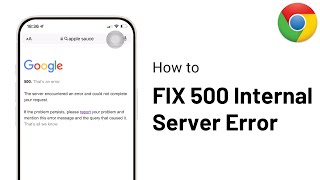 Download the video "How to FIX 500 Internal Server Error Google Chrome on Android (Fix http error 500)"