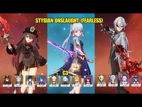 Stygian Onslaught 6.1 Fearless | C0 Hu Tao C0 Ayaka C0 Arlecchino | Genshin Impact