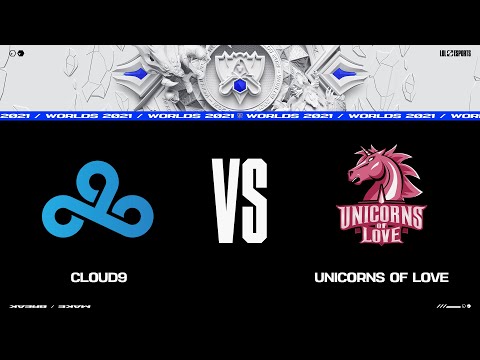 C9 vs. UOL | Play-In Groups | 2021 World Championship | Cloud9 vs. Unicorns of Love (2021)