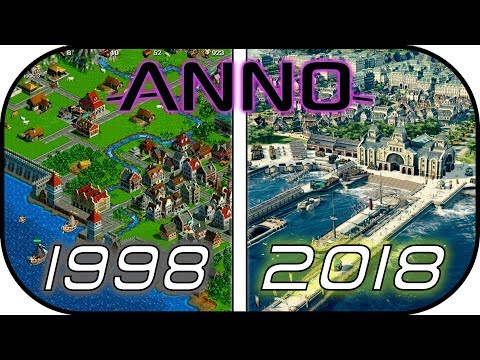 EVOLUTION of ANNO games (1998-2018) video game graphic & gameplay 1800
