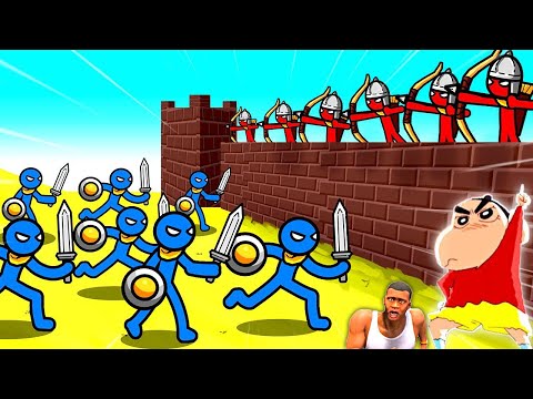 BLUE TEAM vs RED TEAM in Stick Battle War of Legions | AMAAN-T